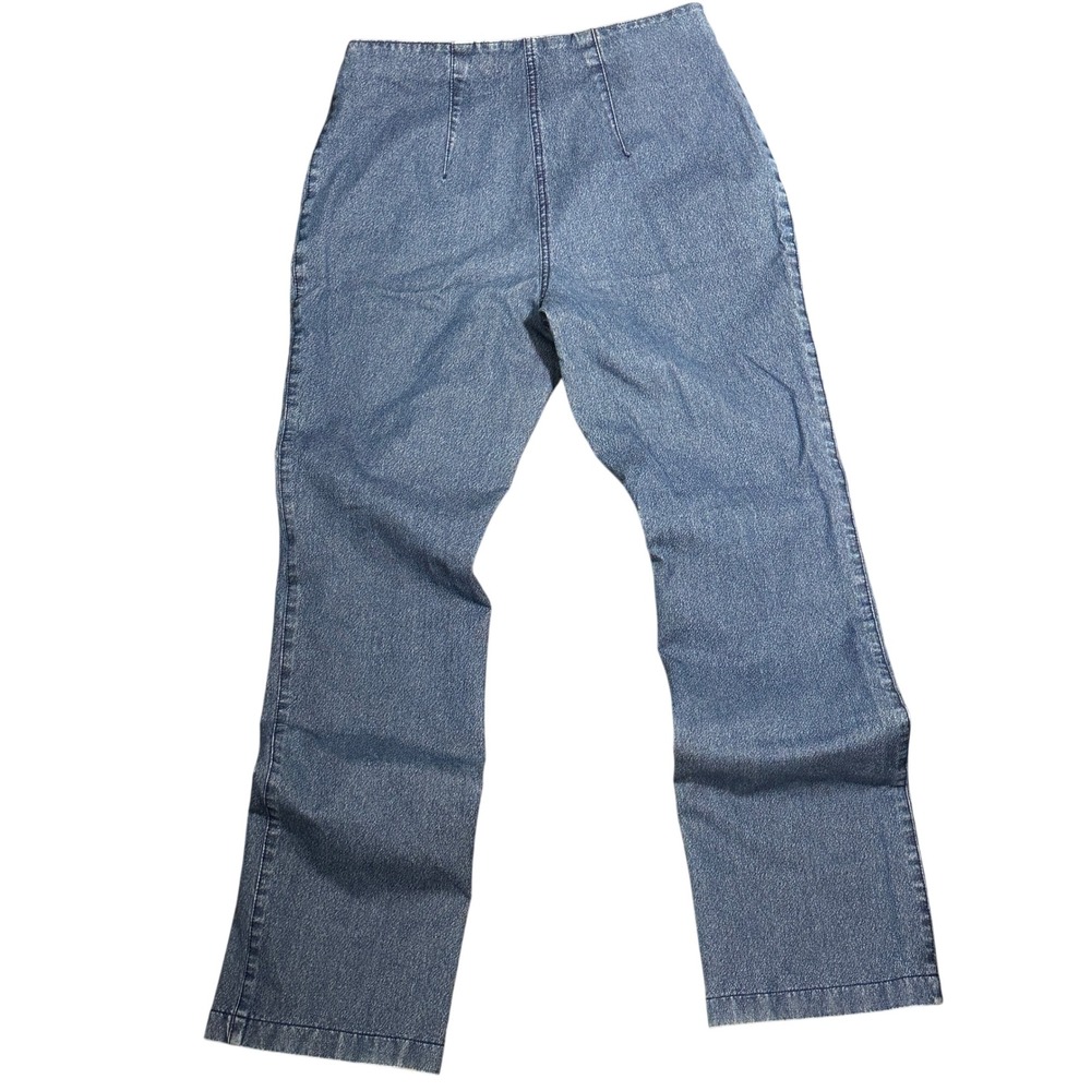 Vintage Vanilia Denim Jeans Womens 30" Waist High Rise Straight Leg Zip Pockets - Picture 2 of 16